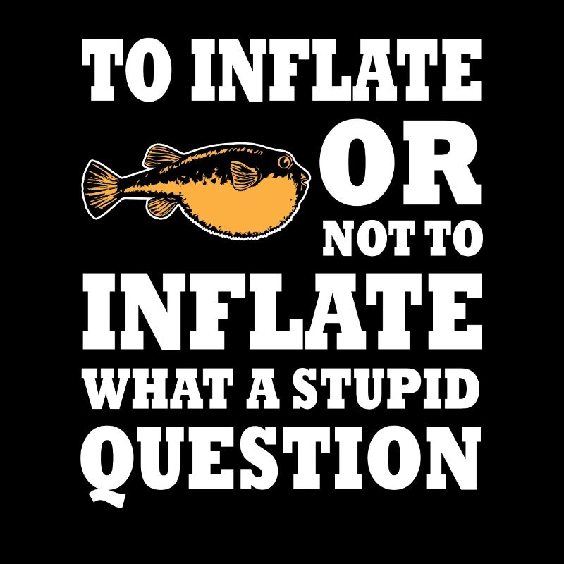 Funny puffer fish saying