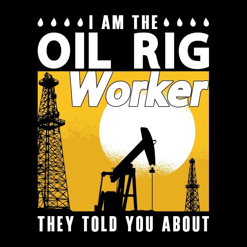 Ölfeldarbeiter Ich Bin Der Ölplattformarbeiter