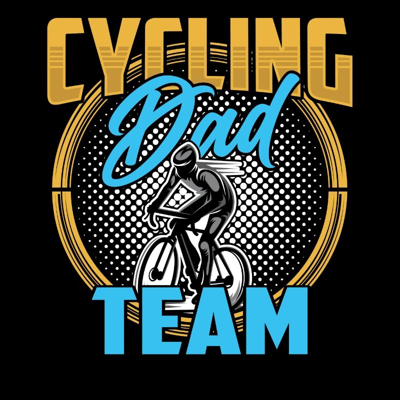 Radfahrer Vater Team Vater Tag Papi Papa Sprüche