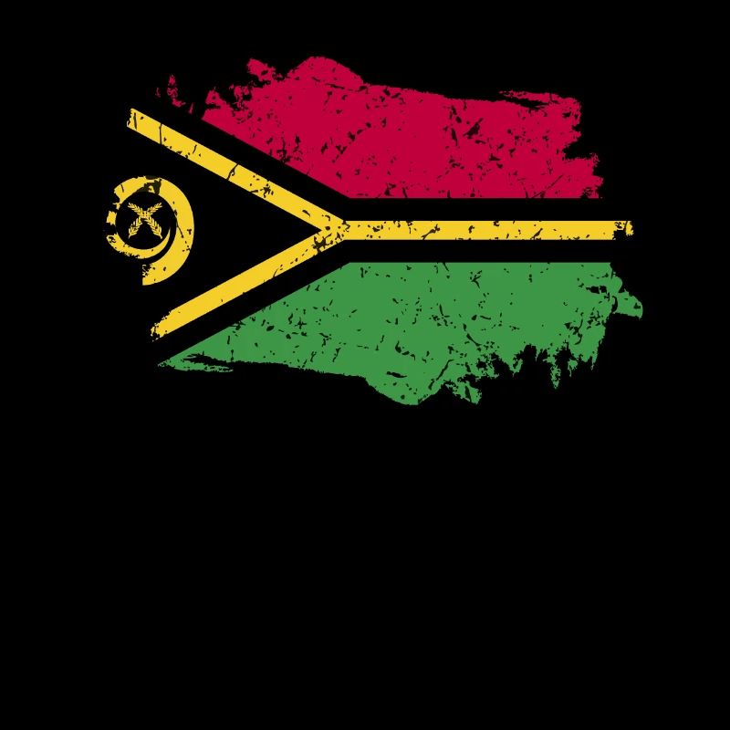 Vanuatu Drapeau Grunge Vanuatu Drapeau