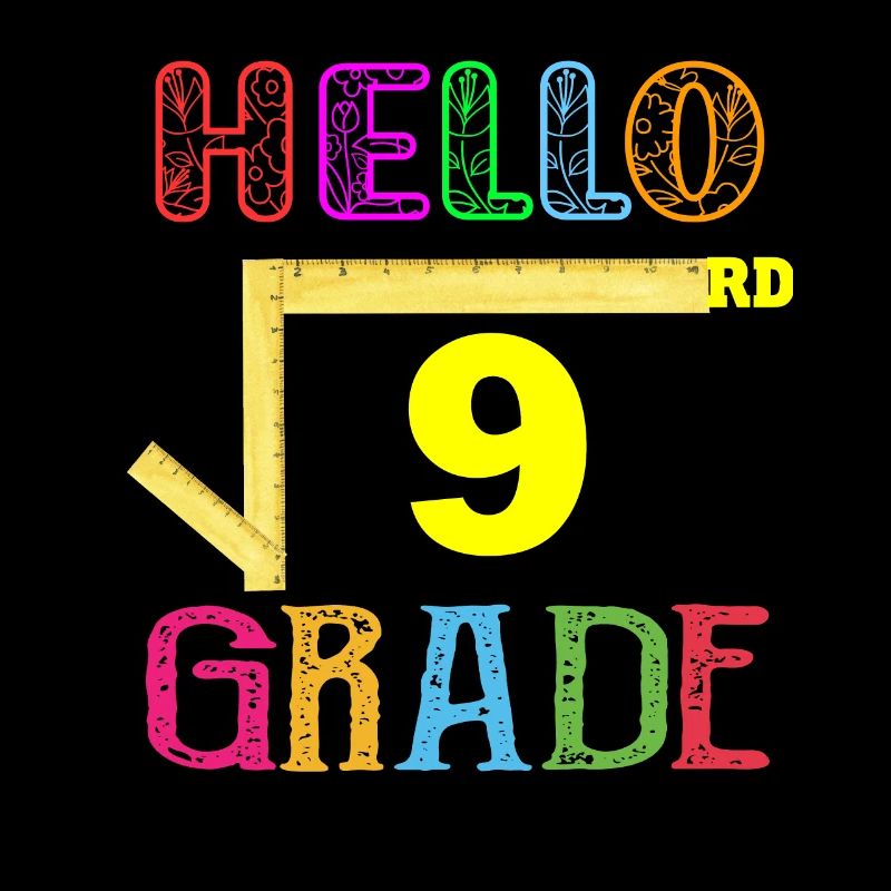 Hello 3rd Grade Square Root of 9 Funny Math Back