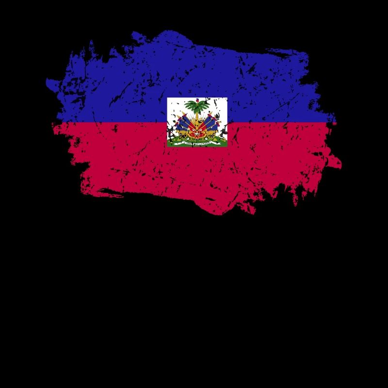Drapeau d’Haïti Grunge Drapeau d’Haïti