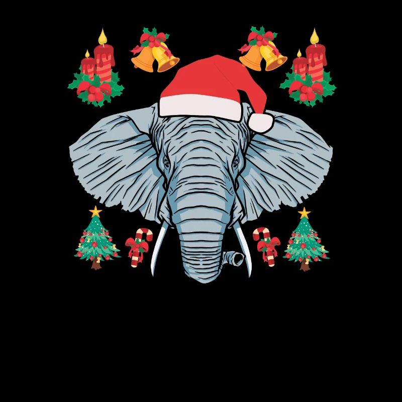 Drôle d’éléphant de Noël