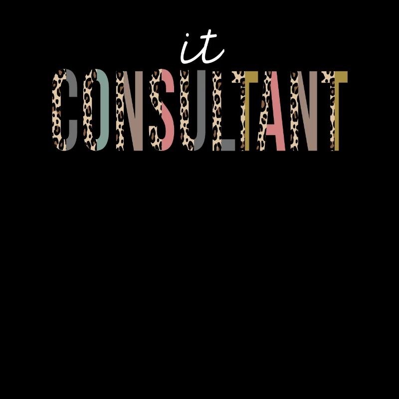 IT consultant Leopard Print Funny Gift