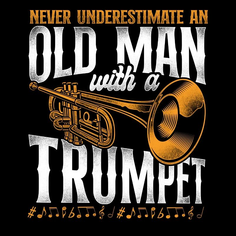 Trumpet Player Dad Father Retired