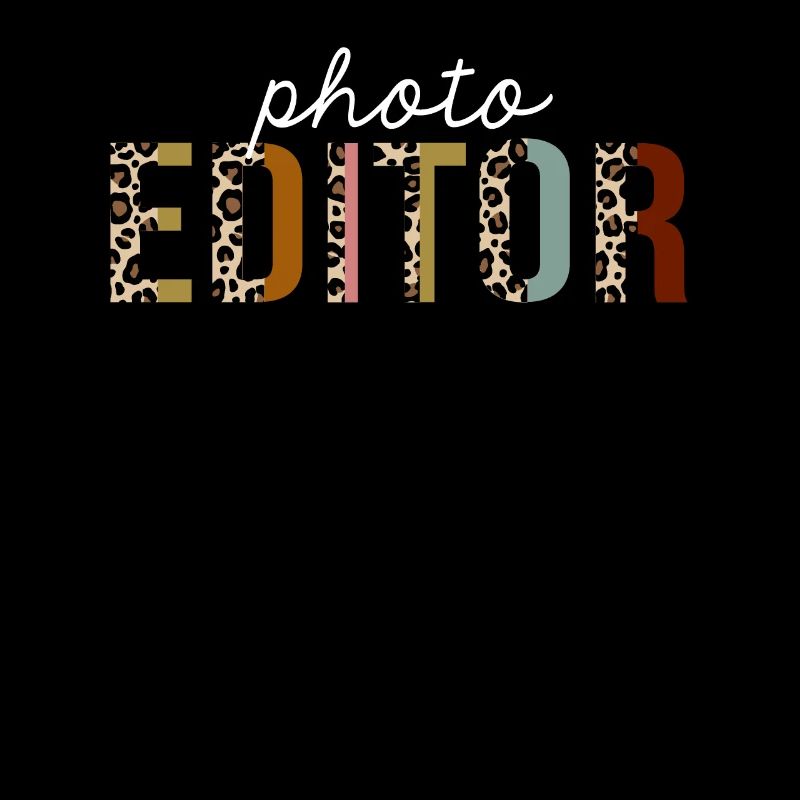 Photo Editor Leopard Print Funny Gift