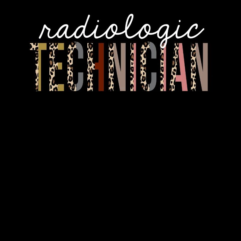 Radiologic Technician Leopard Print Funny Gift