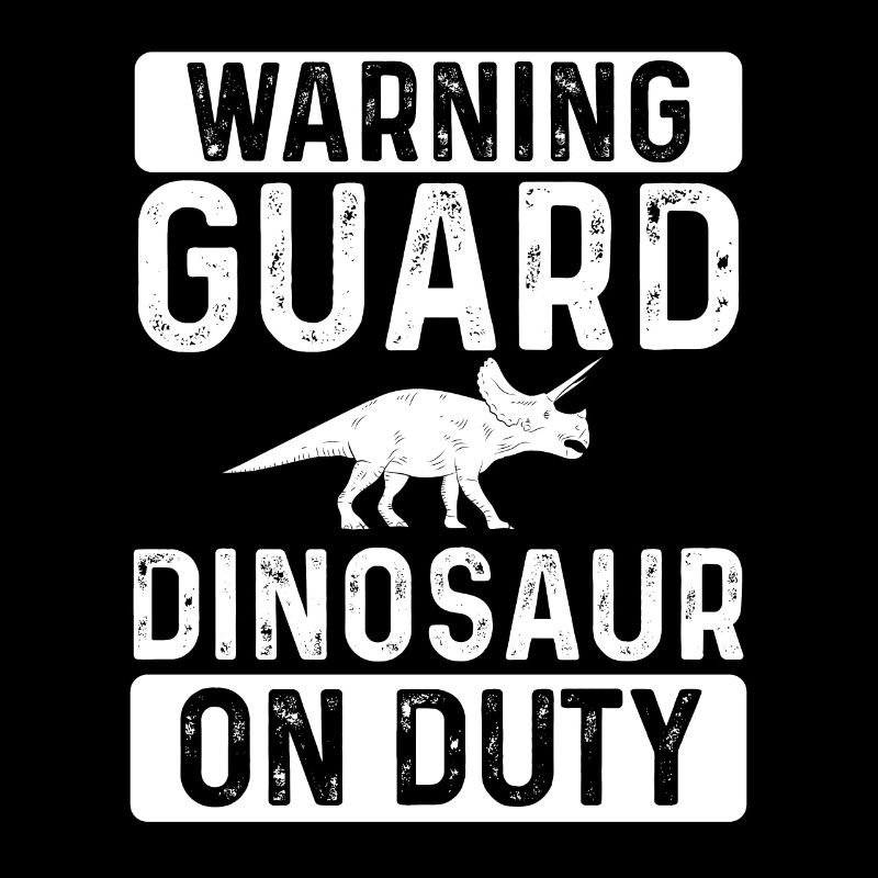 Warning Triceratops on duty