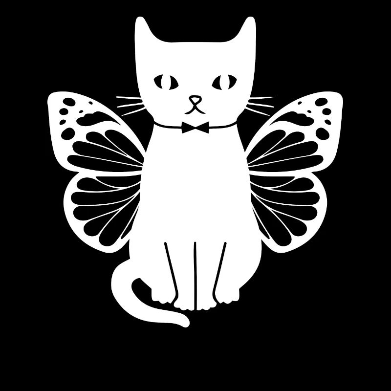 Chats avec papillons Chats mignons Chats