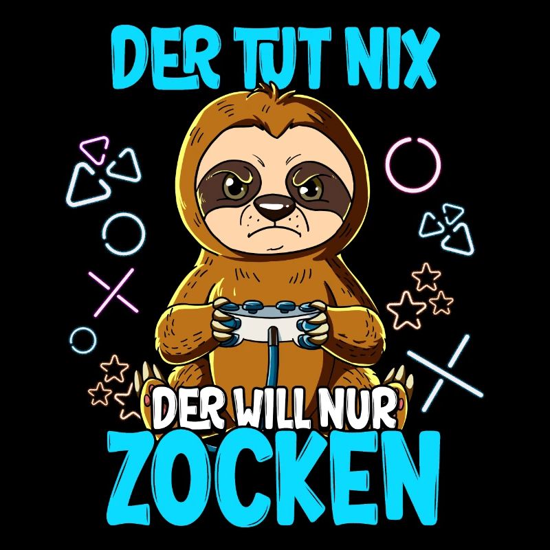 Zocken Gaming Der Tut Nix Der Will Nur Zocken