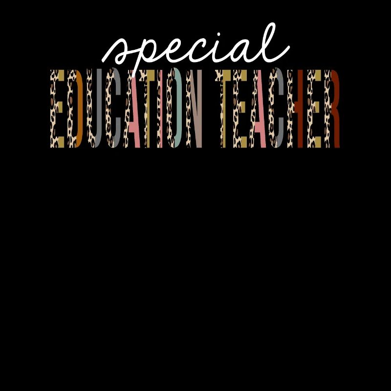 Enseignant en éducation spécialisée Leopard Print Drôle cadeau