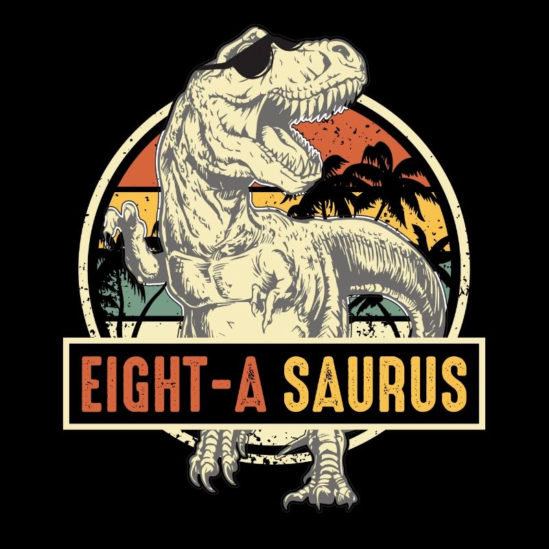 Roar Ich Bin 8 | 8. Geburtstag Jungen Dino