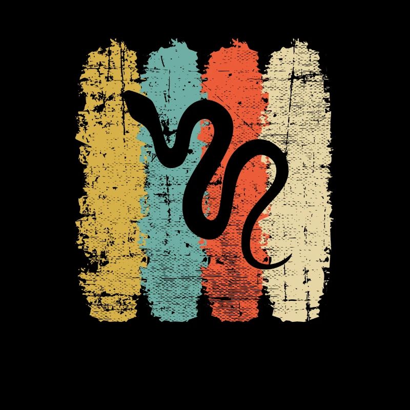 Snake Retro Reptile Python Gift idea