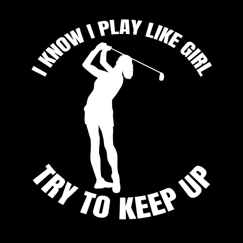 Golf Golfschläger Mädchen Golfball Golfspielerin