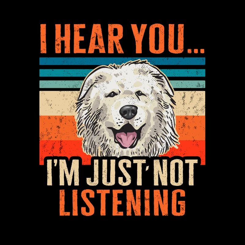 Great Pyrenees Dog Retro Vintage Pyrenees