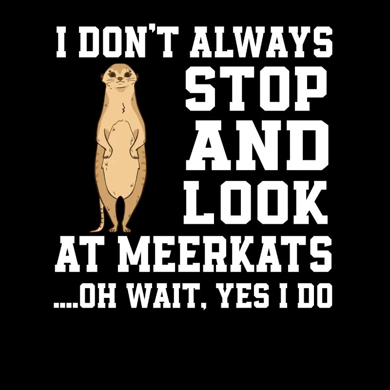 Drôle de suricate disant