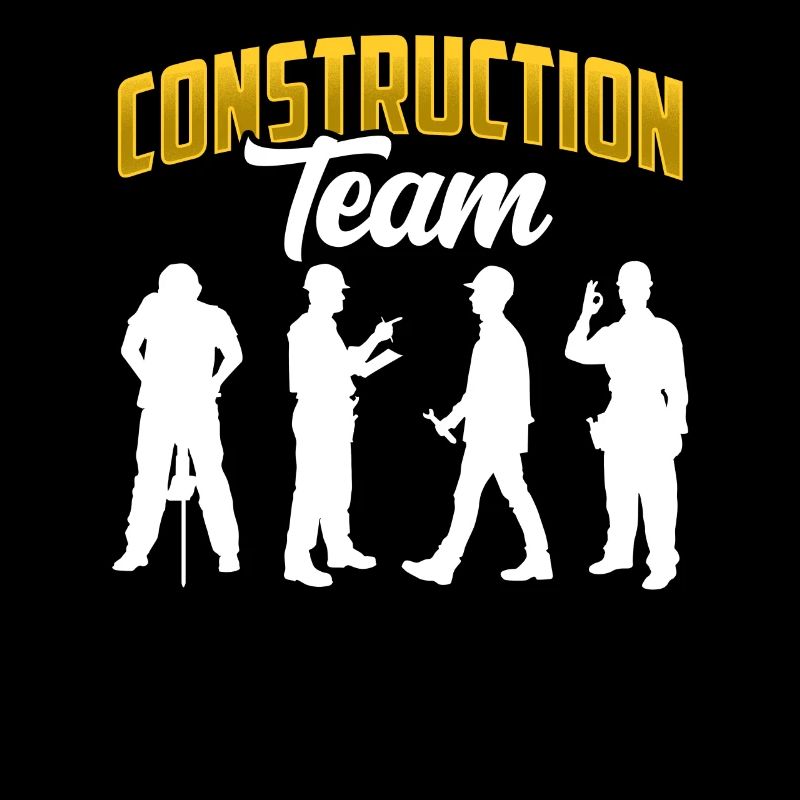 Bau Team Teamwork Baustelle Bauarbeiter