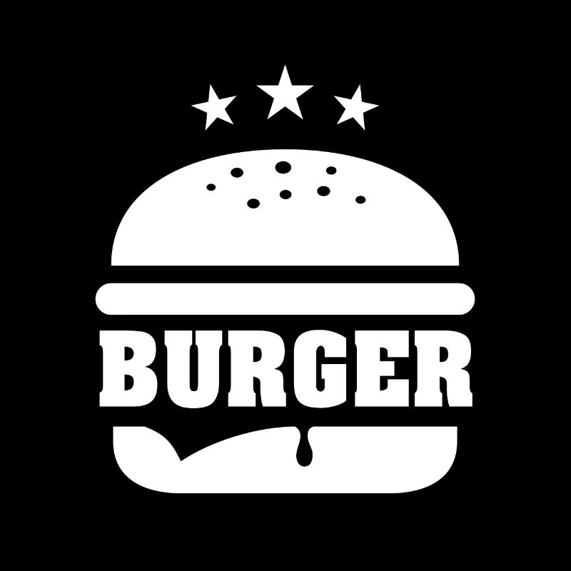 Design burger d’une couleur d’inspiration vintage propre