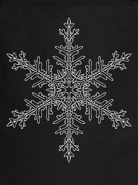 Mandala flocon de neige