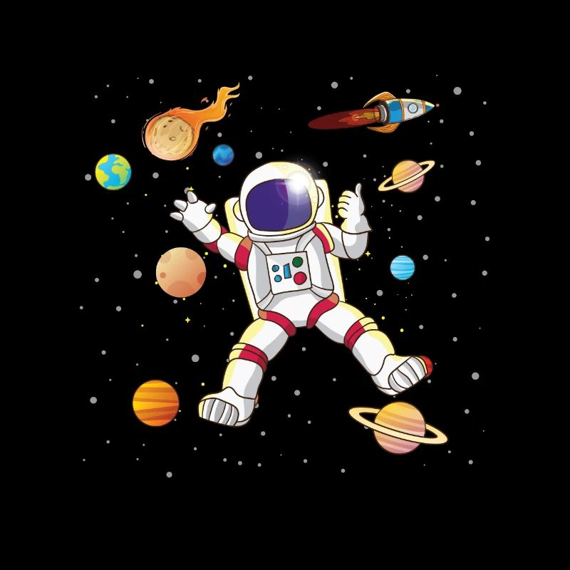 Planète Vaisseau spatial volant Spaceman Galaxy