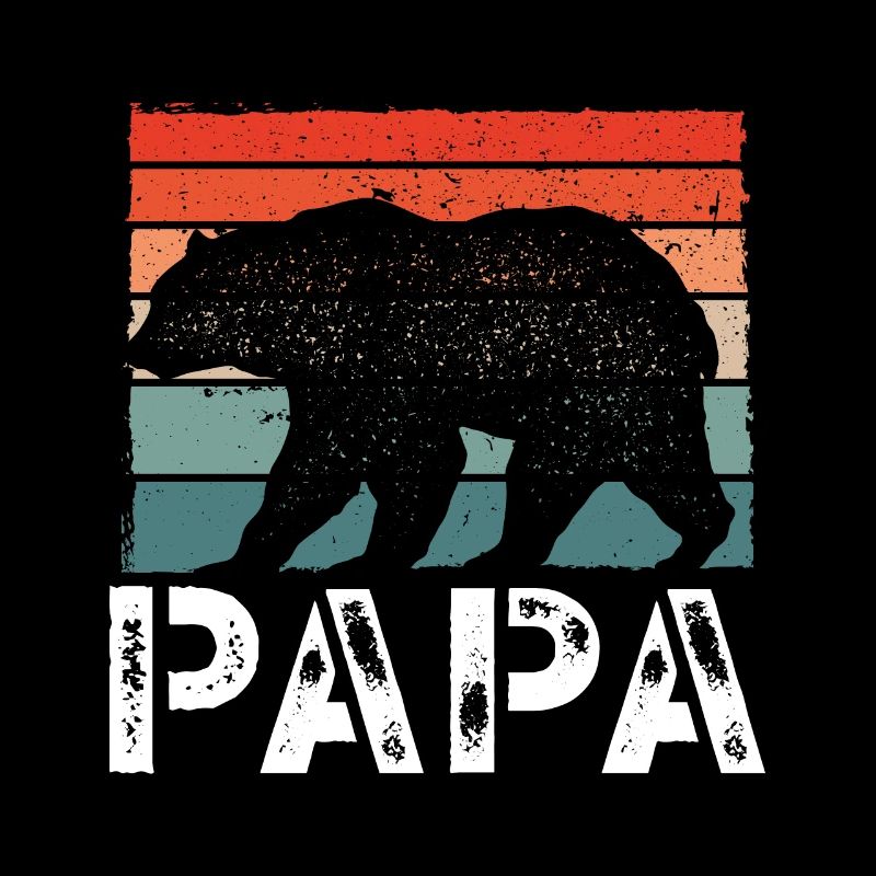 Bear in Vintage Retro
