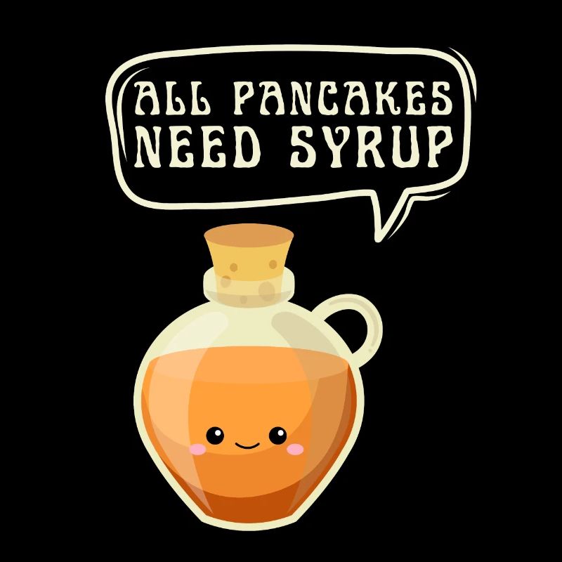 Syrup For Pancakes Flipping Flapjack Breakfast