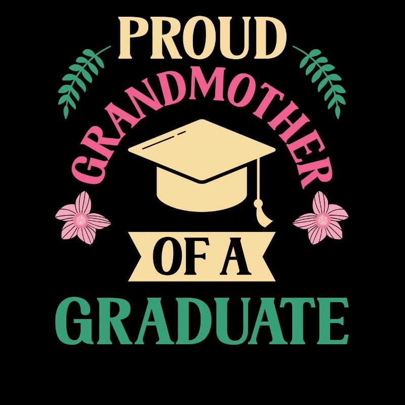 Stolze Großmutter Eines Absolventen Absolvent