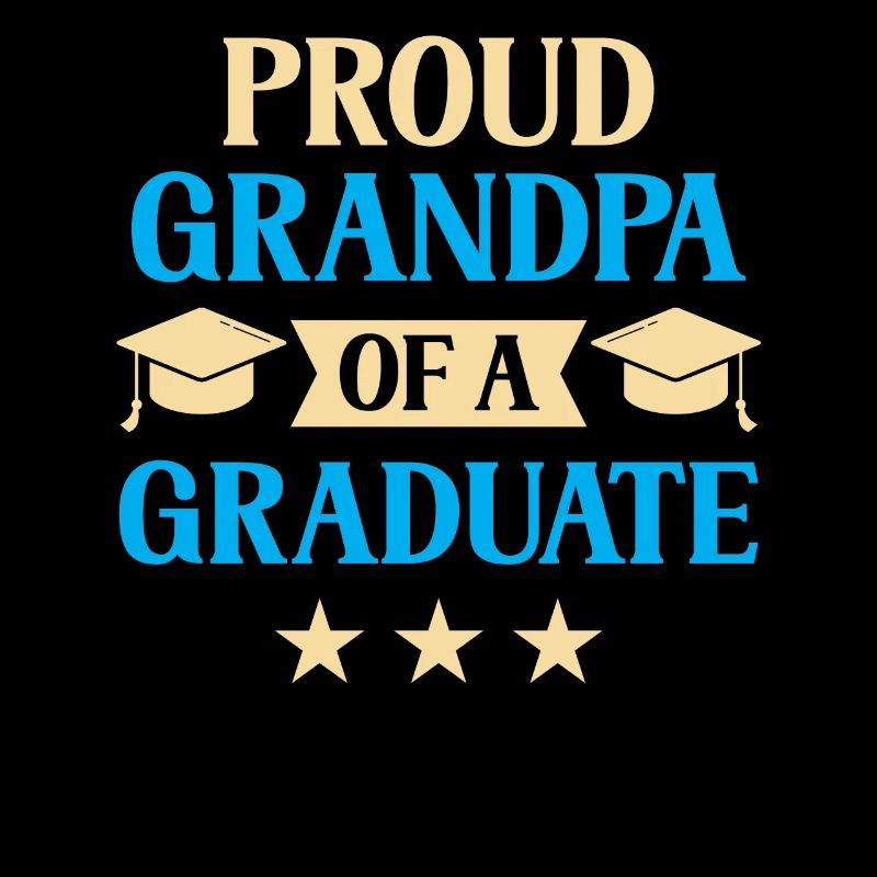 Stolzer Großvater Eines Absolventen Absolvent