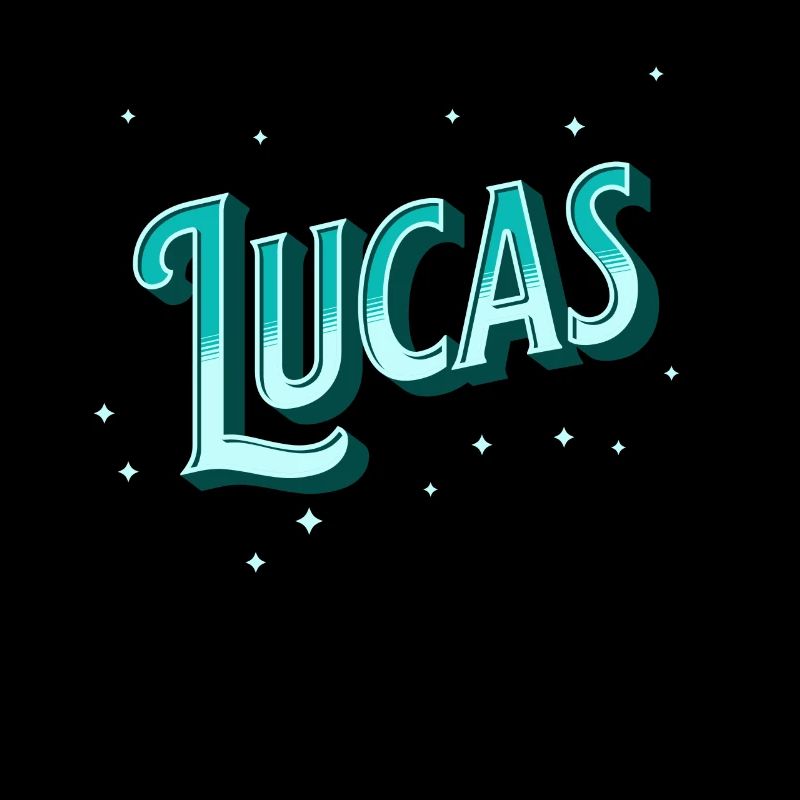 Lucas' name personalized
