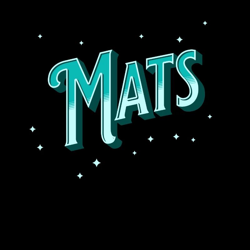 Mat's name personalized