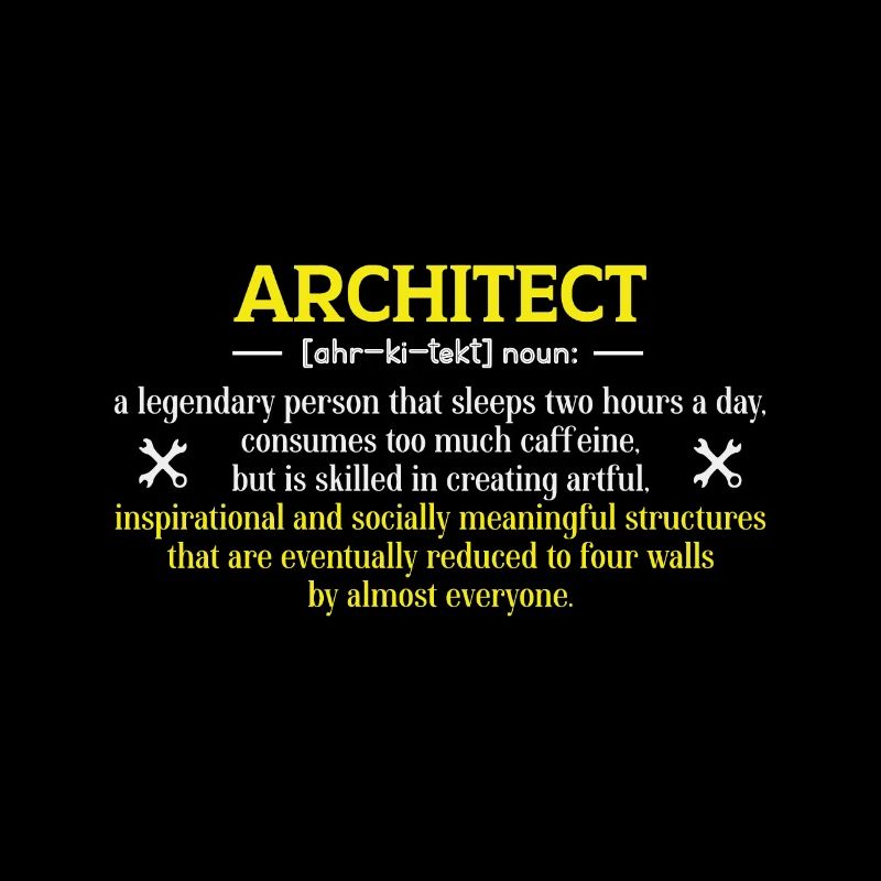 Architect Gift Profession Architecture Job Architect