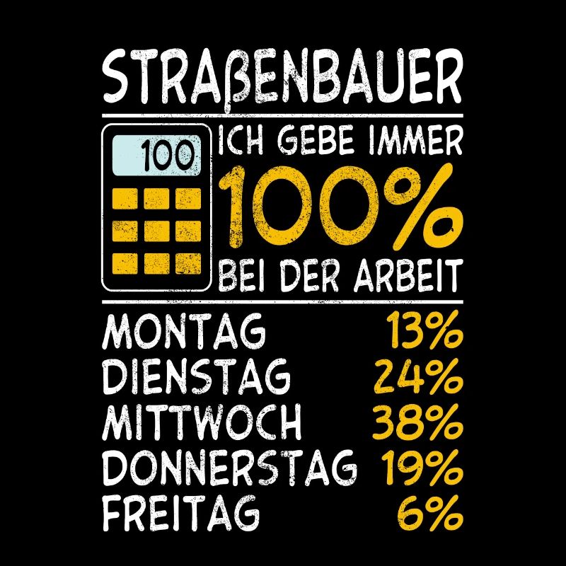 Straßenbauer Immer 100%