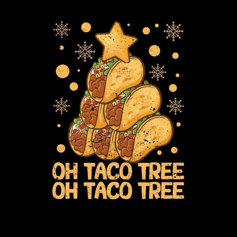 Oh Taco Tree Pyjama de Noël Cuisine mexicaine