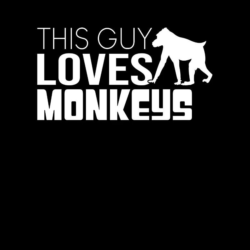 This guy loves monkeys