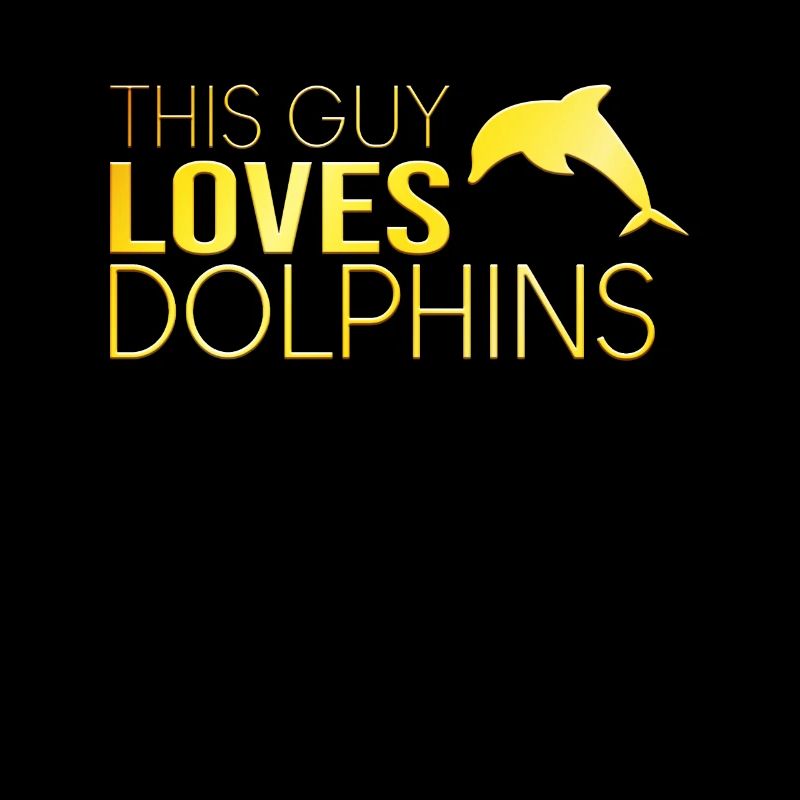 This guy loves dolphins