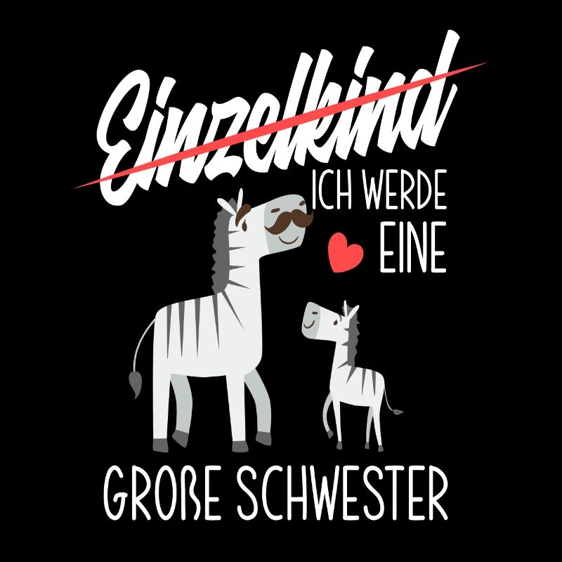 Zebras Ich Werde Große Schwester