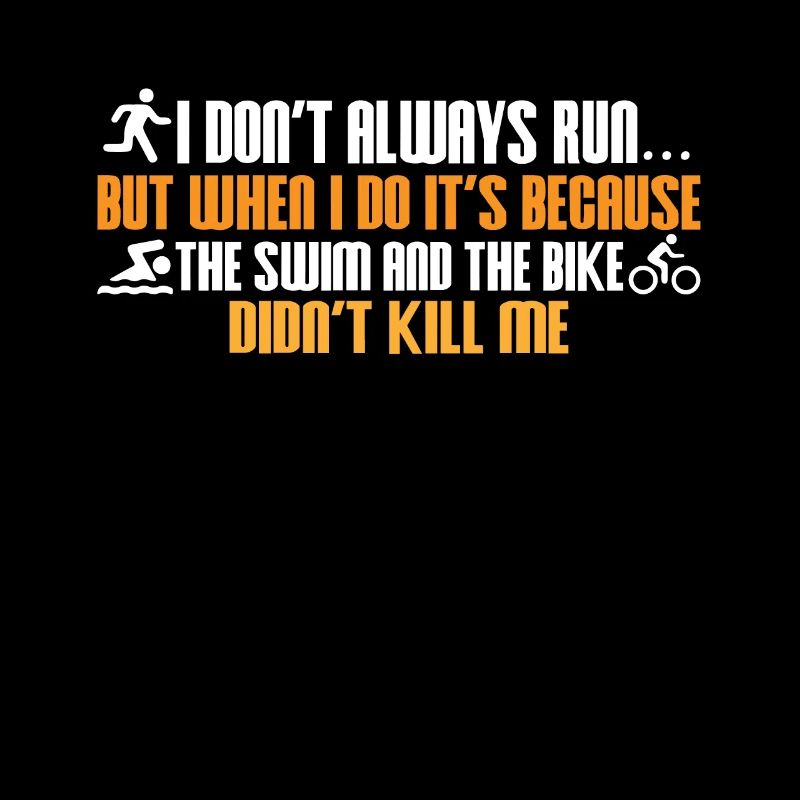 Je ne cours pas toujours le triathlon