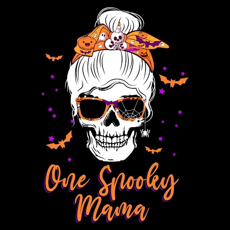 Une maman effrayante Mère Citrouille Halloween