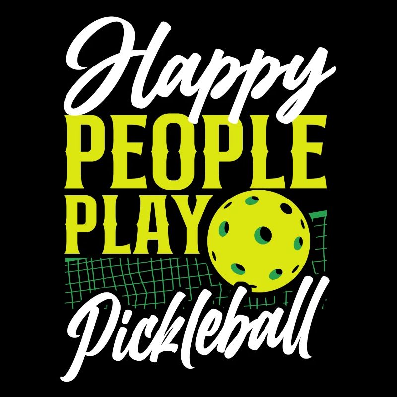 Pickleball Happy People Play
