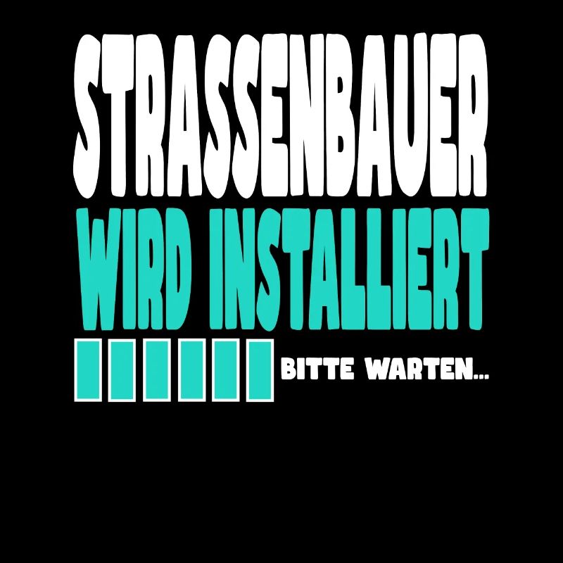 Strassenbauer wird installiert