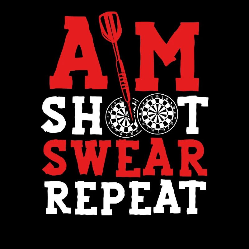 Target shooting, swearing, repeating