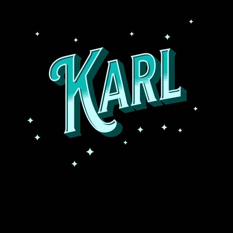 Karl name personalized
