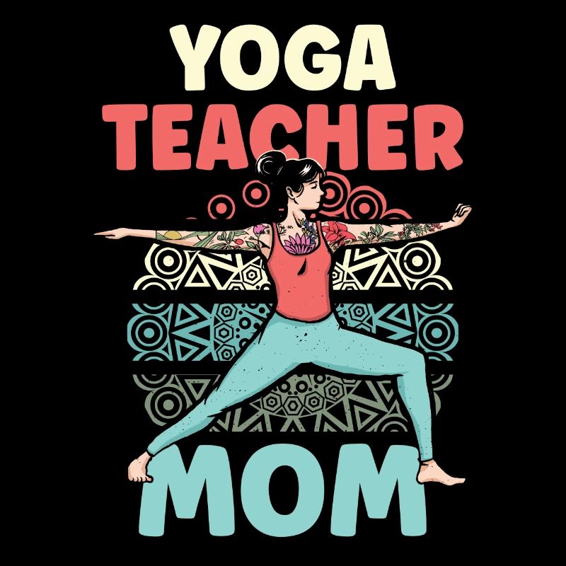 Yoga Lehrerin Mama Yogalehrerin Mami Mutter Hobby
