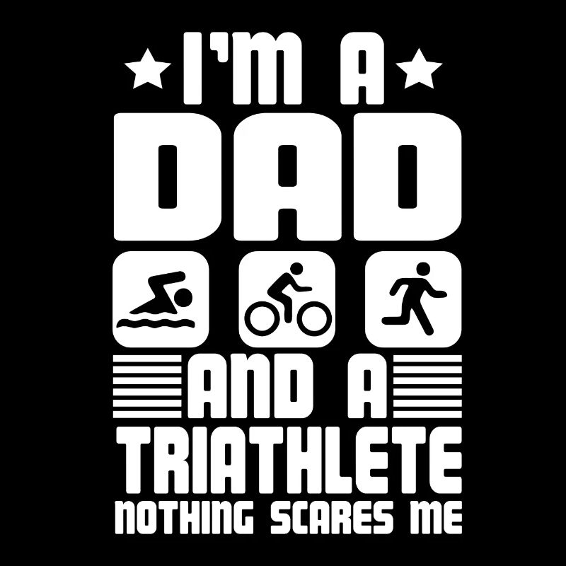 Je suis un père et un triathlète Rien