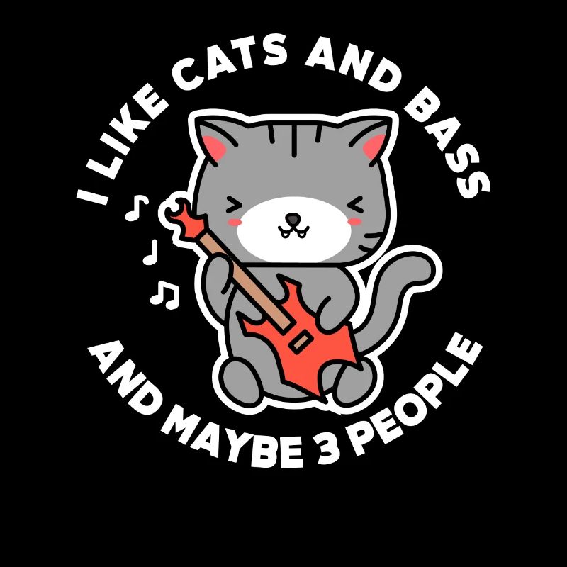 Guitar Cat Bass Guitar