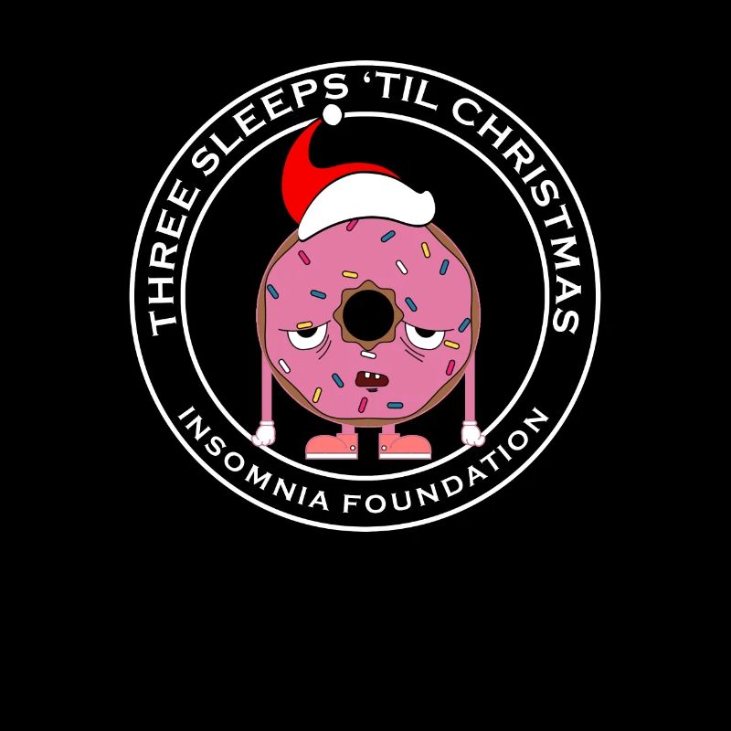 Funny Three Sleeps Until Christmas Insomnia