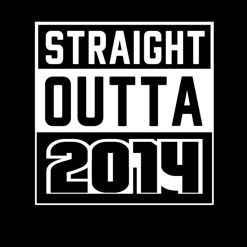 Straight Outta 2014 Birthday 2014 Born 2014
