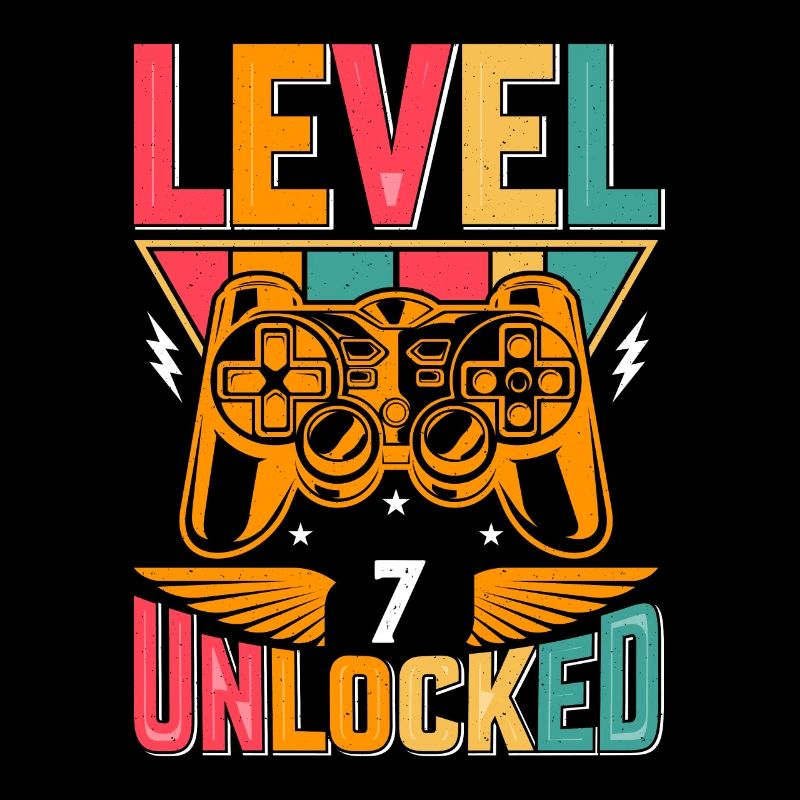 Level 7 Unlocked Awesome Since 2016 Funny Gamer