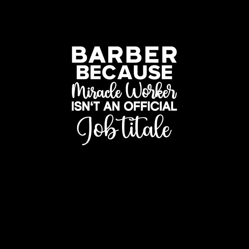Coiffeur Disant Cadeau Salon de coiffure Coiffeur