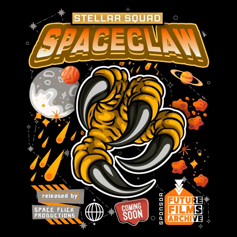 Griffe dans l’espace Science fiction drôle dicton